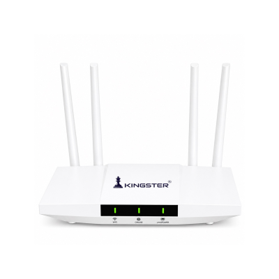 KINGSTER 5G & 4G Mobile Sim Based Wi-Fi Router with Four Antenna