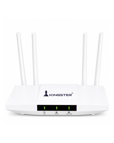 KINGSTER 5G & 4G Mobile Sim Based Wi-Fi Router with Four Antenna