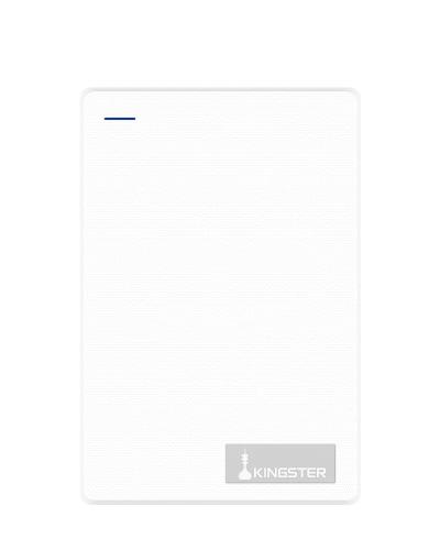KINGSTER® External Hard Drive – White